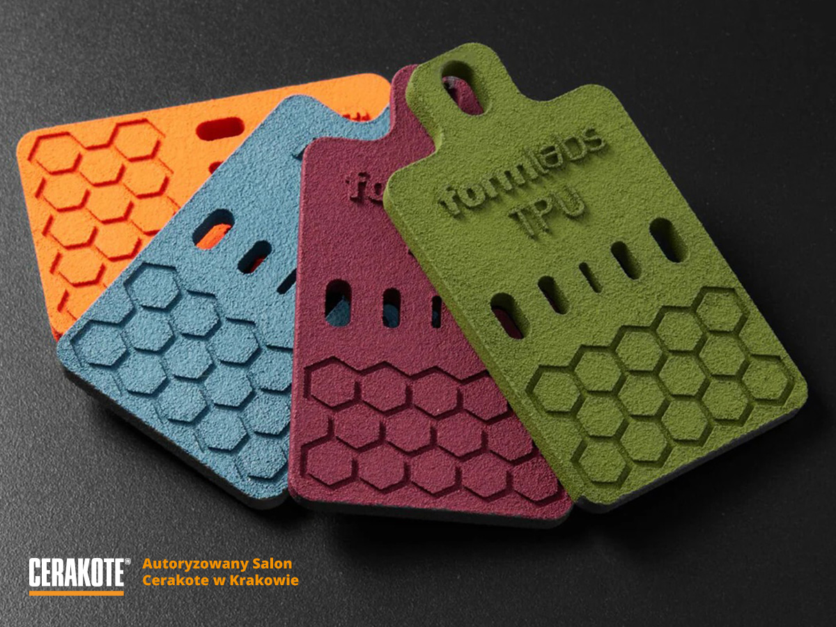 Aplikacja Cerakote na oprawki okularów